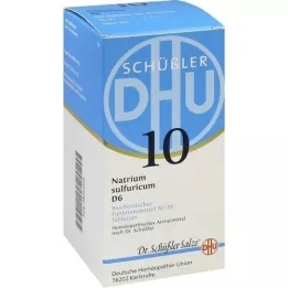 BIOCHEMIE DHU 10 Natrum sulfuricum D 6 tableta, 420 kom