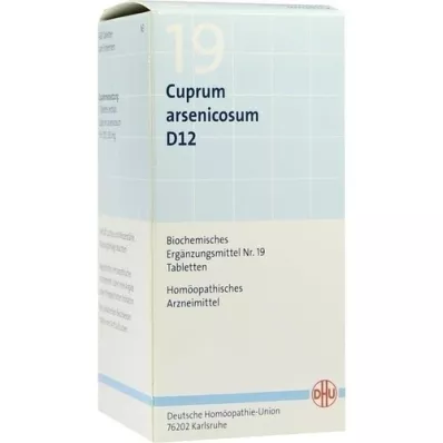 BIOCHEMIE DHU 19 Cuprum arsenicosum D 12 tableta, 420 kom
