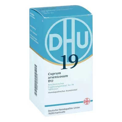 BIOCHEMIE DHU 19 Cuprum arsenicosum D 12 tableta, 420 kom