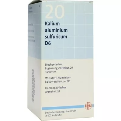 BIOCHEMIE DHU 20 kalijev aluminij.sulfur.d 6 tablete, 420 ST