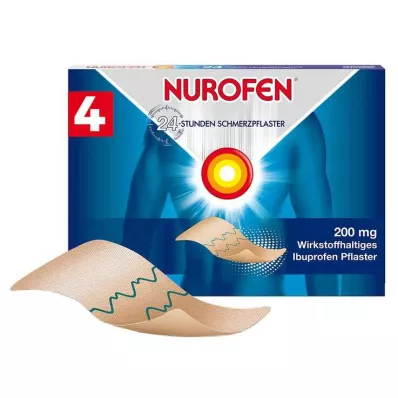 NUROFEN 24-satni flasteri protiv bolova 200 mg, 4 kom