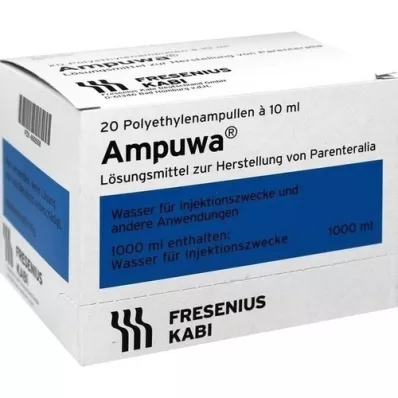 AMPUWA Plastične ampule otopina za injekciju/infuziju, 20X10 ml