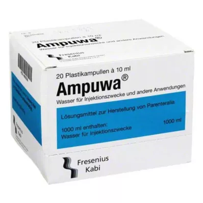 Ampuwa plastične ampule otopina za injekciju/infuziju, 20X10 ml