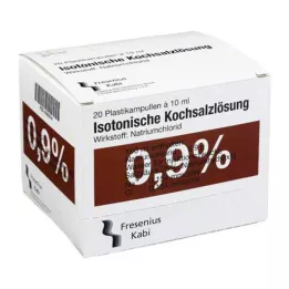 KOCHSALZLÖSUNG 0,9% Pl.Fresenius otopina za injekcije, 20X10 ml