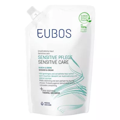 EUBOS SENSITIVE Tuš &amp; Krema Nachf.Btl., 400 ml