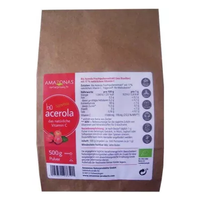 ACEROLA 100% Bio Pur Natural Vit.C prah, 500 g