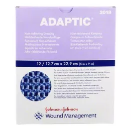 ADAPTIC 12,7x22,9 cm vlažna obloga za rane, 12 kom