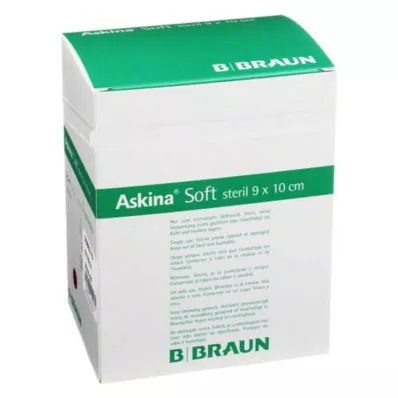 ASKINA Meki povoj za rane 9x10 cm sterilan, 50 kom