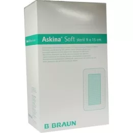 ASKINA Meki povoj za rane 9x15 cm sterilan, 40 kom