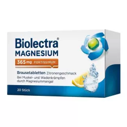BIOLECTRA Magnezij 365 mg fortissimum limun, 20 kom