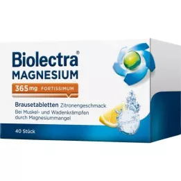 BIOLECTRA Magnezij 365 mg fortissimum limun, 40 kom