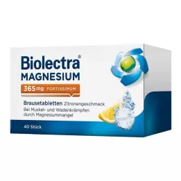 BIOLECTRA Magnezij 365 mg fortissimum limun, 40 kom