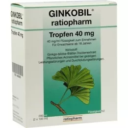 GINKOBIL-ratiopharm kapi 40 mg, 200 ml