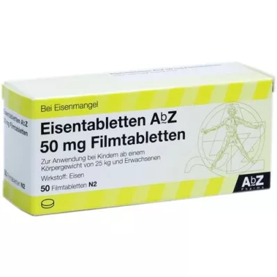 EISENTABLETTEN AbZ 50 mg filmom obložene tablete, 50 kom