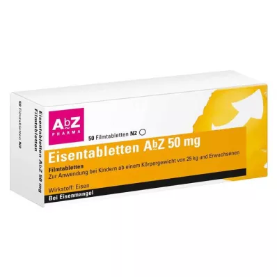 EISENTABLETTEN AbZ 50 mg filmom obložene tablete, 50 kom EISENTABLETTEN AbZ 50 mg filmom obložene tablete, 50 kom