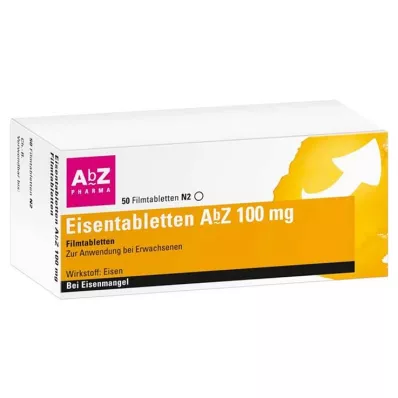 EISENTABLETTEN AbZ 100 mg filmom obložene tablete, 50 kom