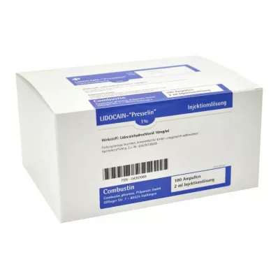 LIDOCAIN PRESSELIN 1% otopina za injekciju, 50X2 ml
