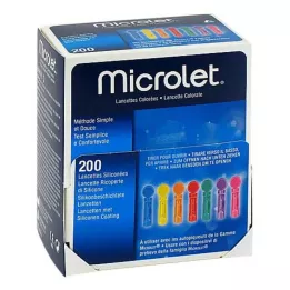 MICROLET Lancete u boji, 200 komada