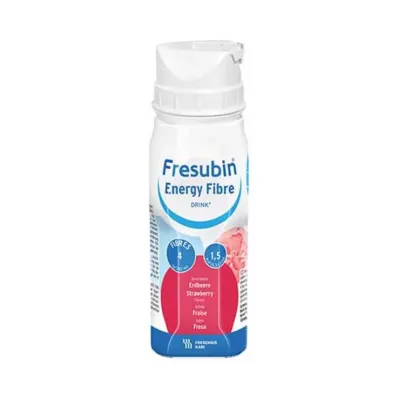 FRESUBIN ENERGY Fiber DRINK Boca za piće od jagode, 4X200 ml