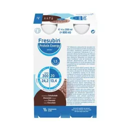 FRESUBIN PROTEIN Energija DRINK Schokol.Trinkfl., 4x200 ml