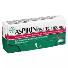 ASPIRIN Zaštitite 100 mg gastrointestinalnih tableta, 42 sata