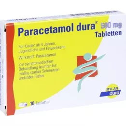 PARACETAMOL dura 500 mg tablete, 10 kom