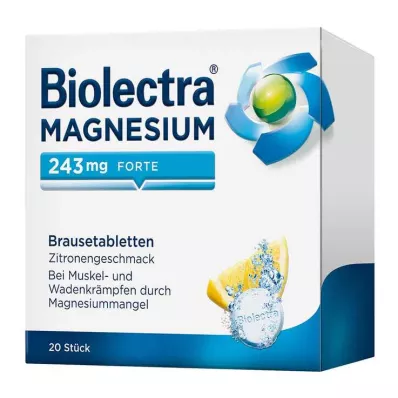 BIOLECTRA Magnezij 243 mg forte lemon Br. tableta, 20 kom