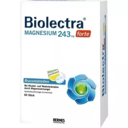 BIOLECTRA Magnezij 243 mg forte lemon Br. tableta, 60 kom