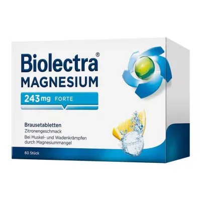 BIOLECTRA Magnezij 243 mg forte lemon Br. tableta, 60 kom BIOLECTRA Magnezij 243 mg forte lemon Br. tableta, 60 kom