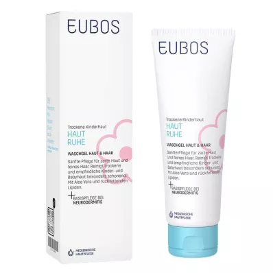 EUBOS KINDER Skin Calm gel za pranje, 125 ml