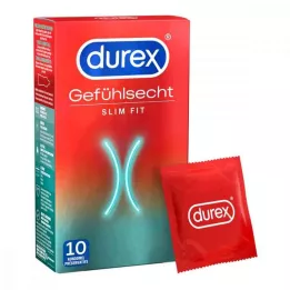 DUREX Slim fit kondomi stvarnog osjećaja, 10 komada