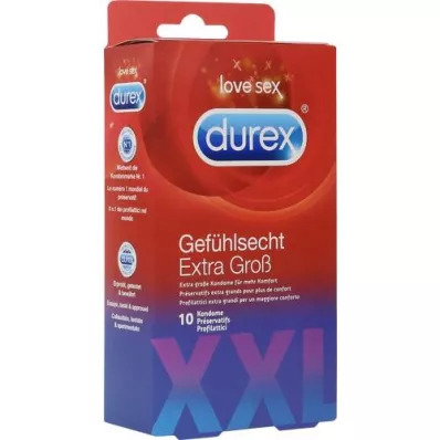 DUREX Extra large kondomi stvarnog osjećaja, 10 komada