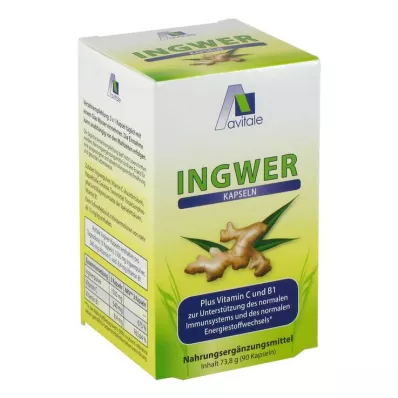 INGWER 500 mg kapsule + vitamin B1 + C, 90 kom
