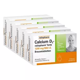 CALCIUM D3 Ratiopharm forte efervescent tablete, 100 ST