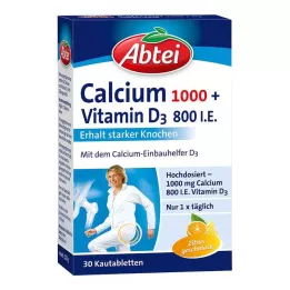 ABTEI Osteo vitalne tablete žvakanja citrusa, 30 sati