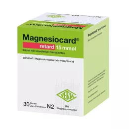 MAGNESIOCARD retard 15 mmol vrećica s ret.film tabletom, 30 kom