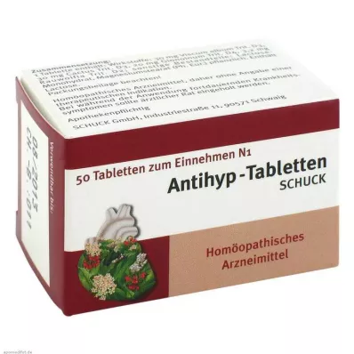 ANTIHYP Tablete Schuck, 50 kom