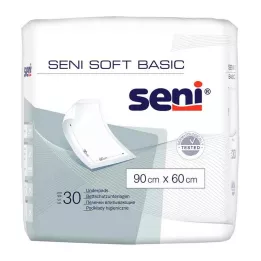 SENI Soft Basic zaštitna podloga za krevet 60x90 cm, 30 kom