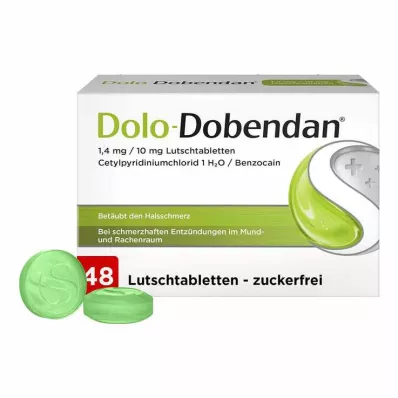 DOLO-DOBENDAN 1,4 mg/10 mg pastile, 48 kom DOLO-DOBENDAN 1,4 mg/10 mg pastile, 48 kom