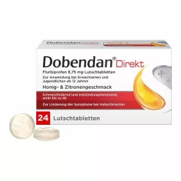 DOBENDAN Direct Fack Rood 8,75 mg lozoida, 24 ST
