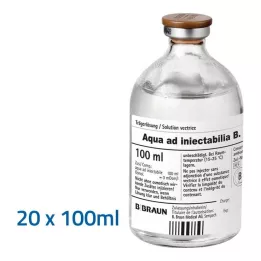 AQUA AD injectabilia otopina za injekcije, 20X100 ml