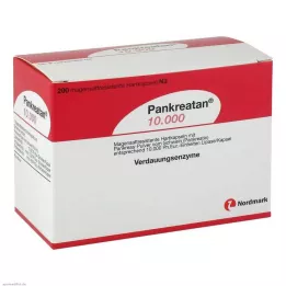 PANKREATAN 10.000 gastrorezistentnih tvrdih kapsula, 200 komada