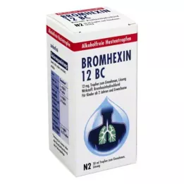 BROMHEXIN 12 BC kapi za uzimanje, 50 ml