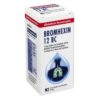 BROMHEXIN 12 BC kapi za uzimanje, 50 ml BROMHEXIN 12 BC kapi za uzimanje, 50 ml