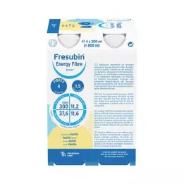 FRESUBIN ENERGY Fiber DRINK Boca za piće Vanilija, 4X200 ml