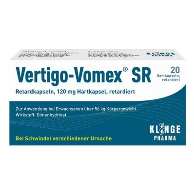 VERTIGO-VOMEX SR Kapsule s produljenim oslobađanjem, 20 kom VERTIGO-VOMEX SR Kapsule s produljenim oslobađanjem, 20 kom