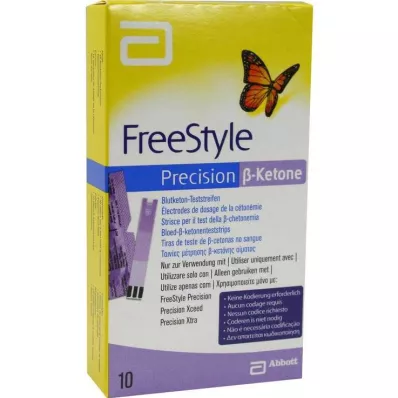 FREESTYLE Precizne trake za mjerenje ketona u krvi ß-ketona, 10 kom FREESTYLE Precizne trake za mjerenje ketona u krvi ß-ketona, 10 kom