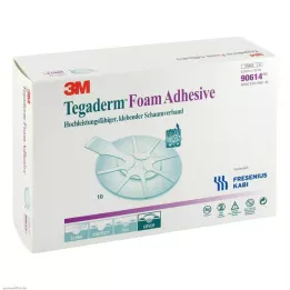 TEGADERM Pjenasto ljepilo 6,9x7,6 cm ovalno 90614, 10 kom