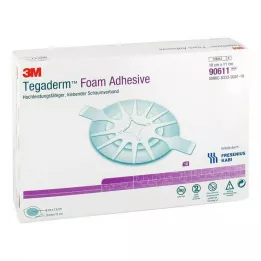 TEGADERM Pjena ljepilo FK 10x11 cm Oval 90611, 10 ST
