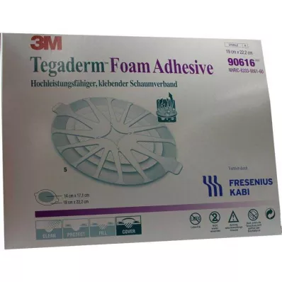 Tegaderm pjenasto ljepilo FK 19x22,2cm ovalno 90616, 5 kom